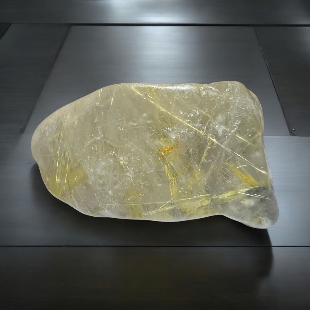 Golden Rutilated Quartz Crystal Freeform‎